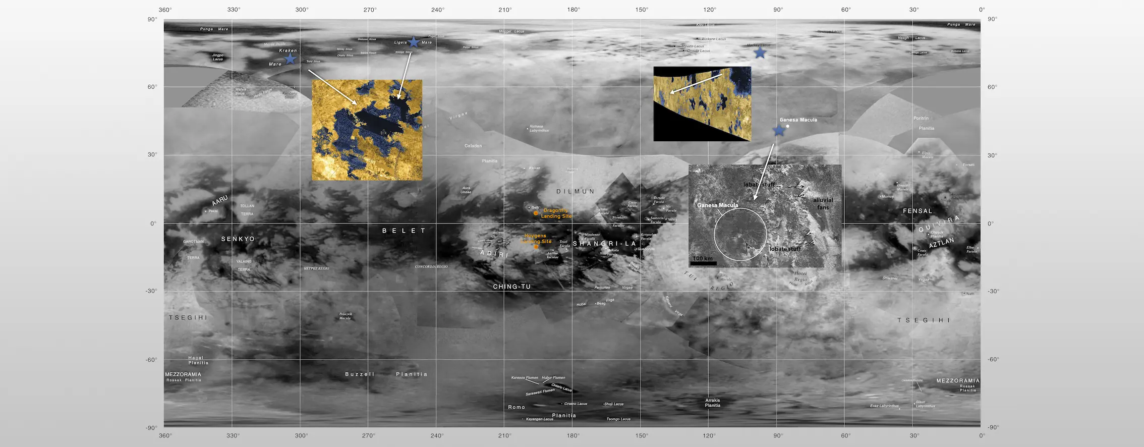 Map of Titan